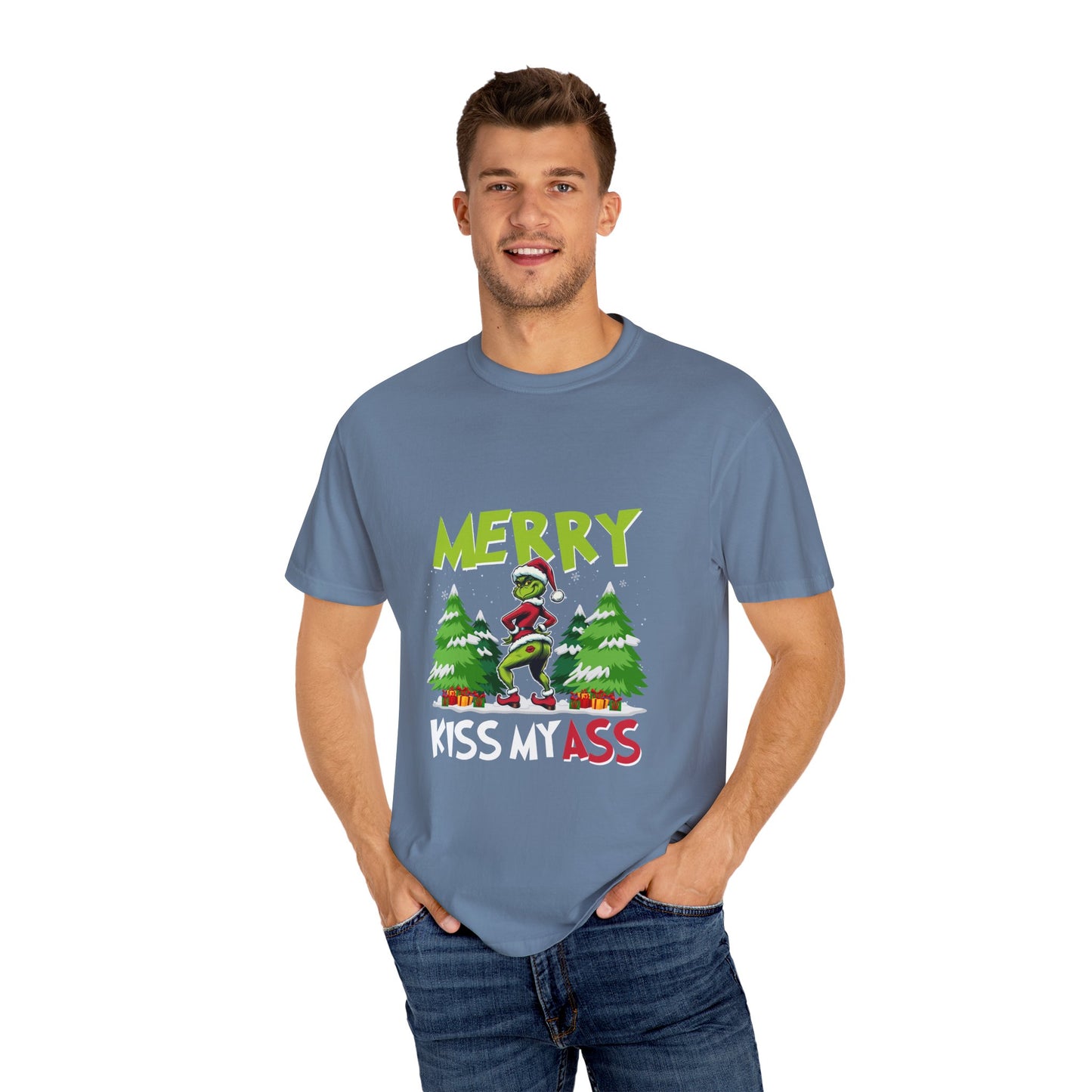 Unisex T-shirt (Merry Kiss My Ass)