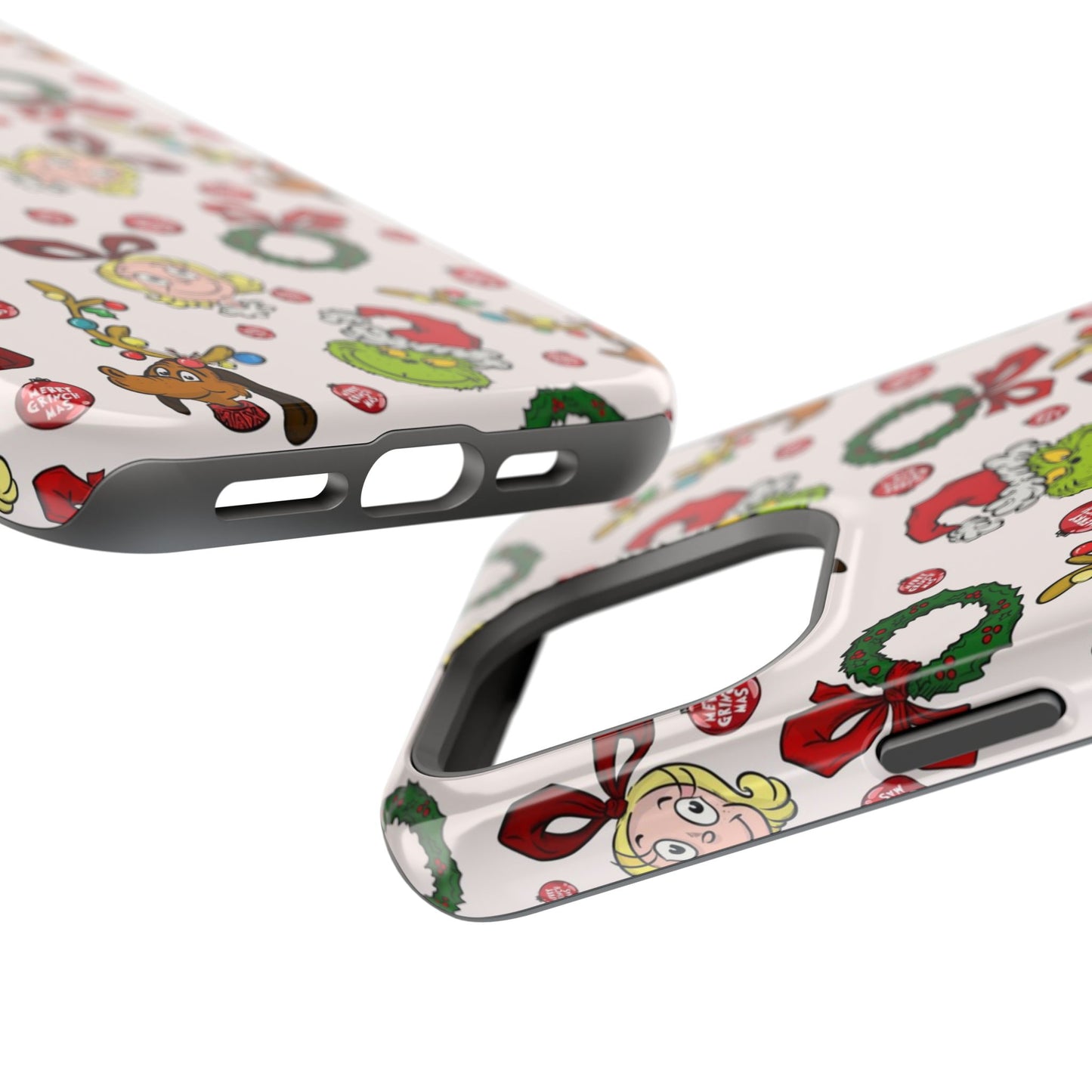 Phone Case (Mean Green Guy with Wreath)