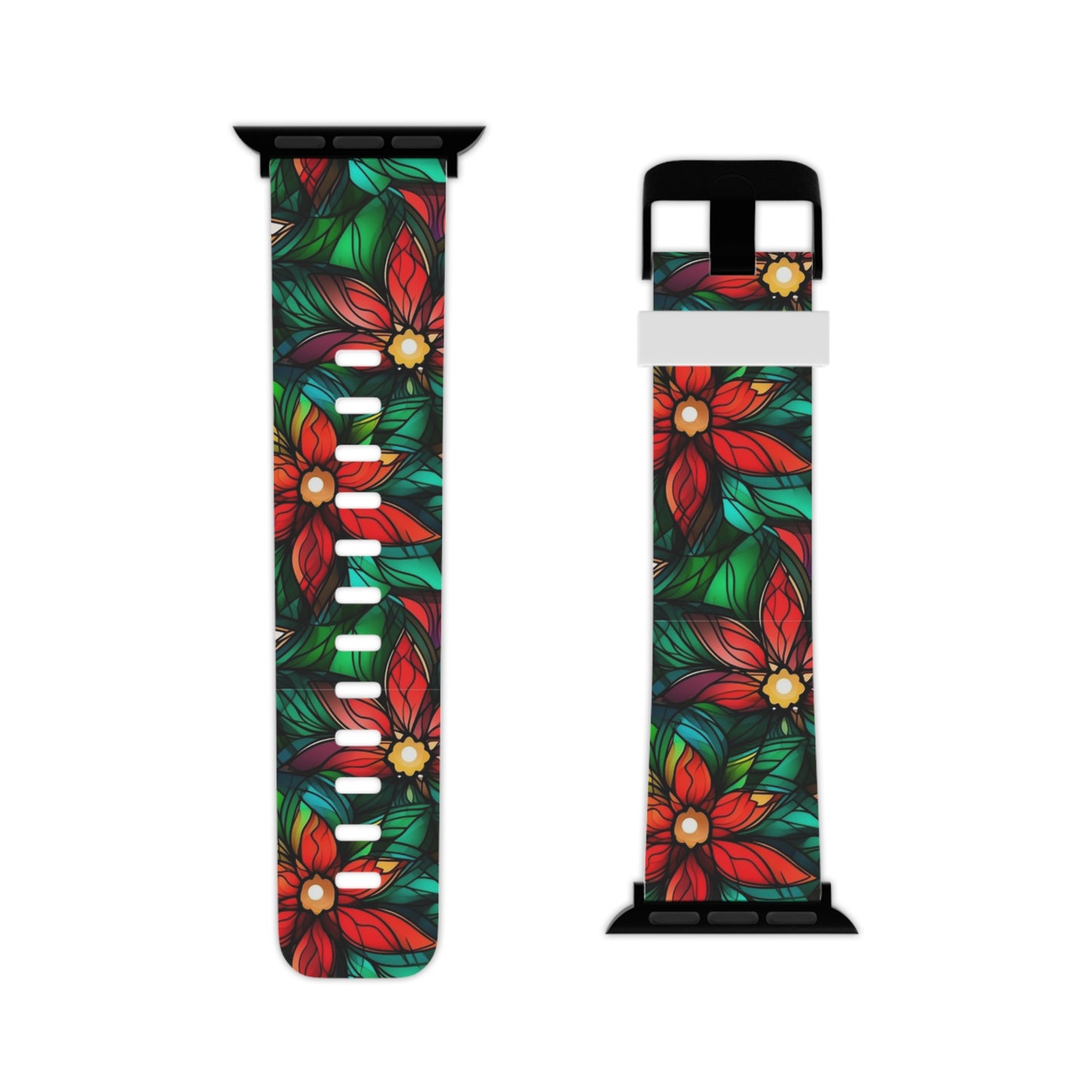 Apple Watch Band (Christmas Floral)