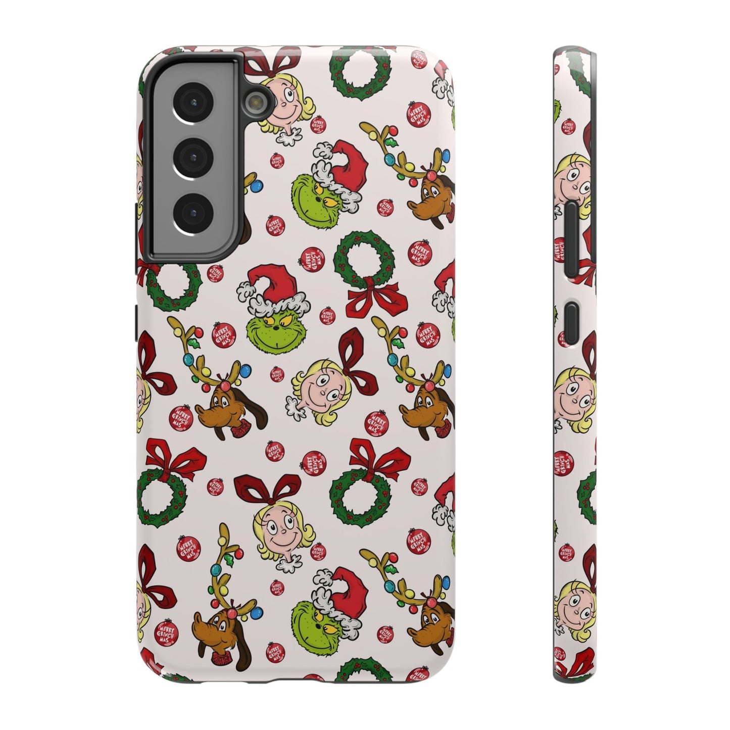 Phone Case (Mean Green Guy with Wreath)