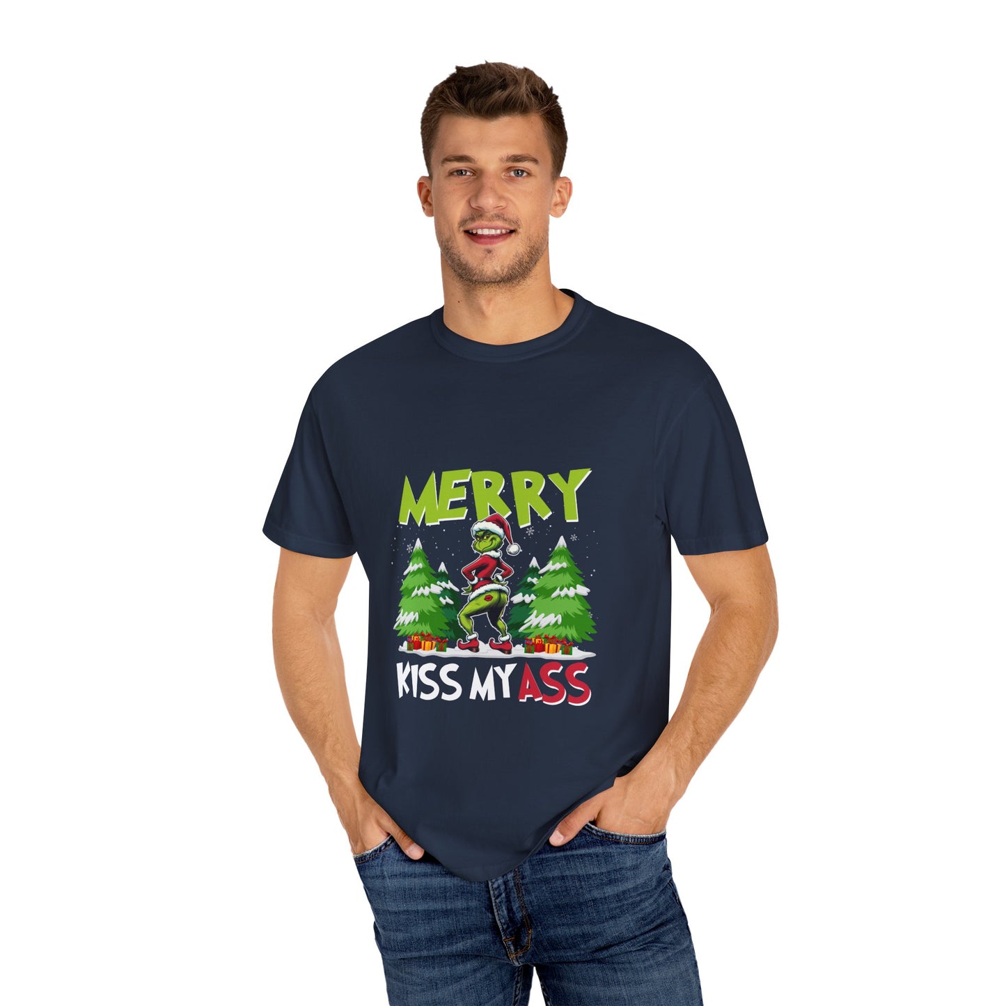 Unisex T-shirt (Merry Kiss My Ass)