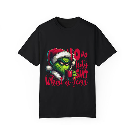 Unisex T-shirt (Ho Ho Holy Shit, What a Year)