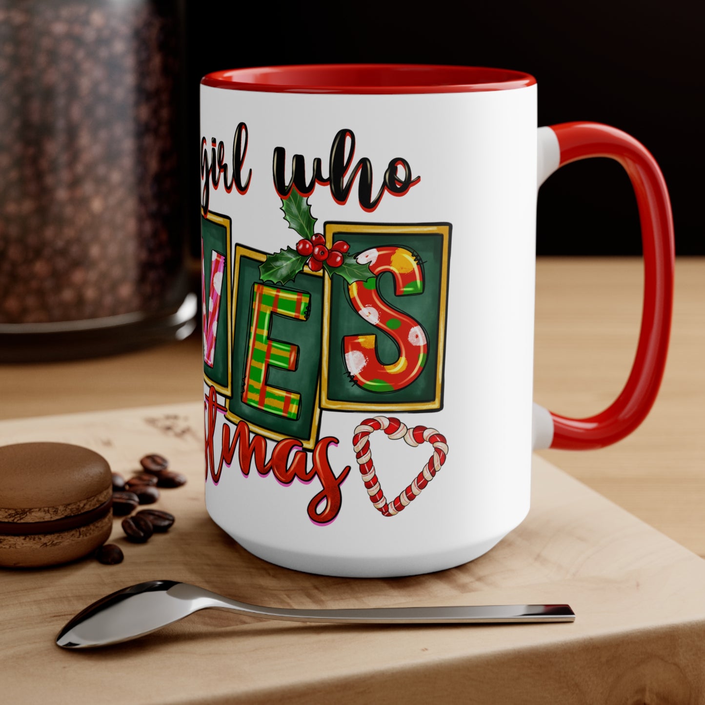 Accent Mug (Just a Girl Who Loves Christmas)