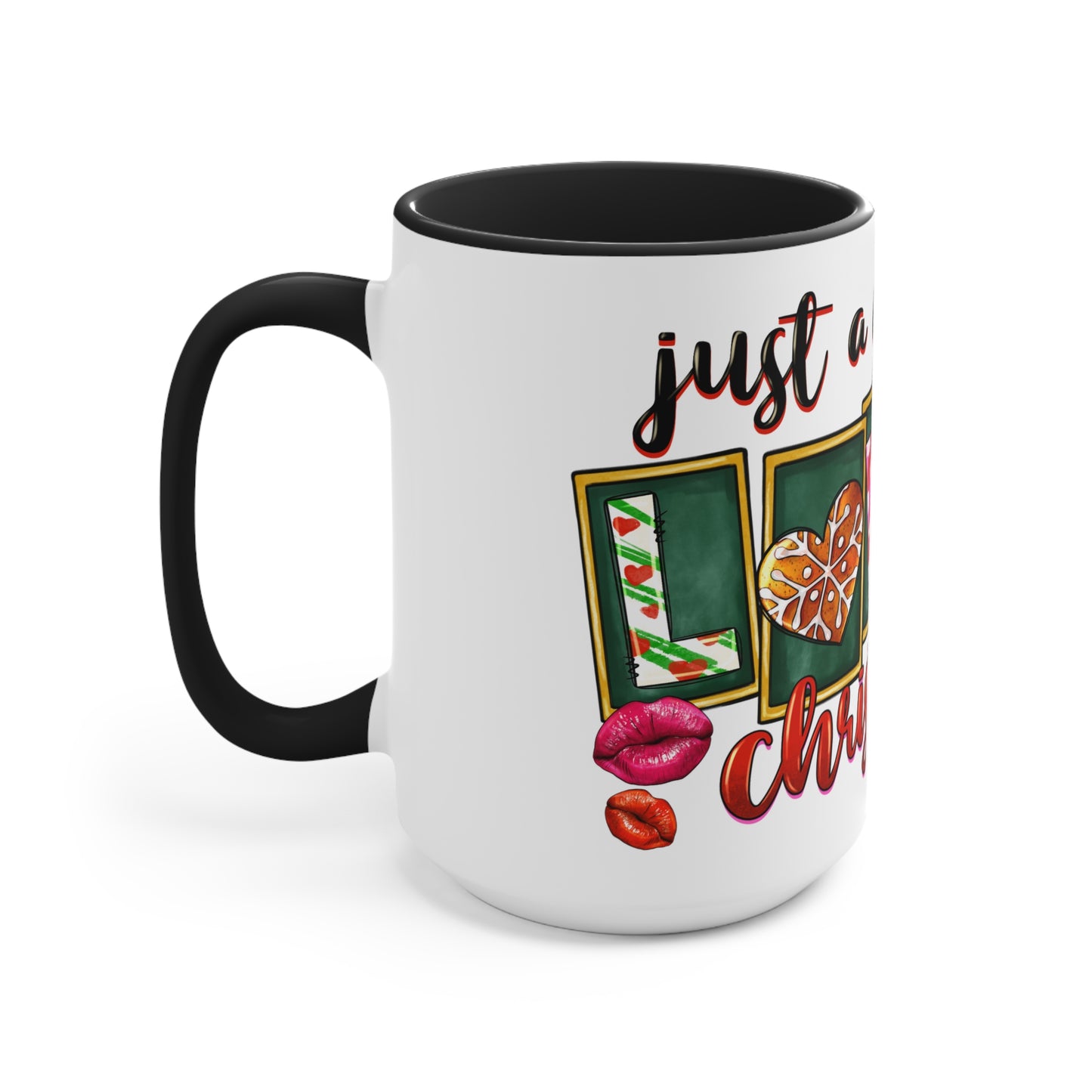 Accent Mug (Just a Girl Who Loves Christmas)