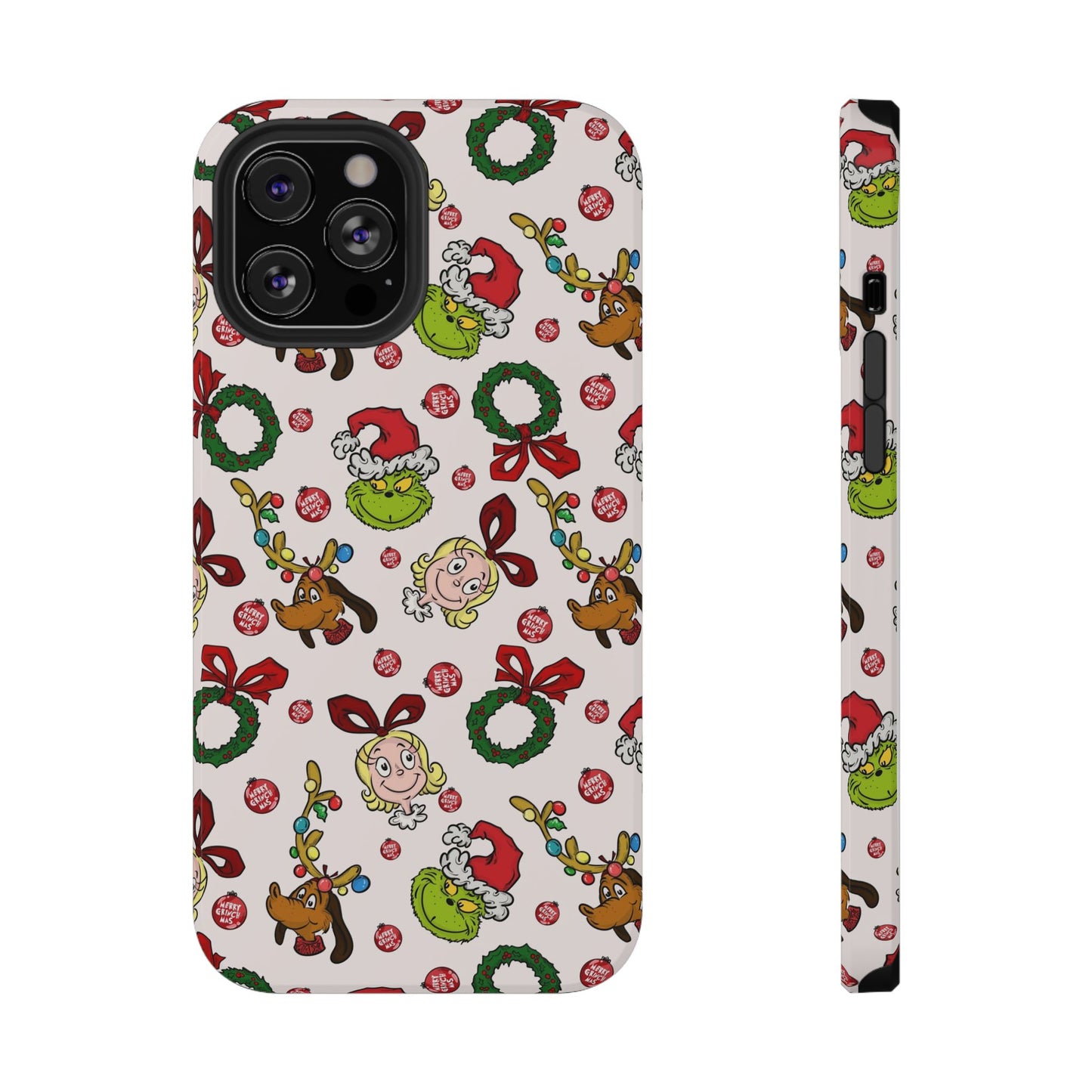 Phone Case (Mean Green Guy with Wreath)