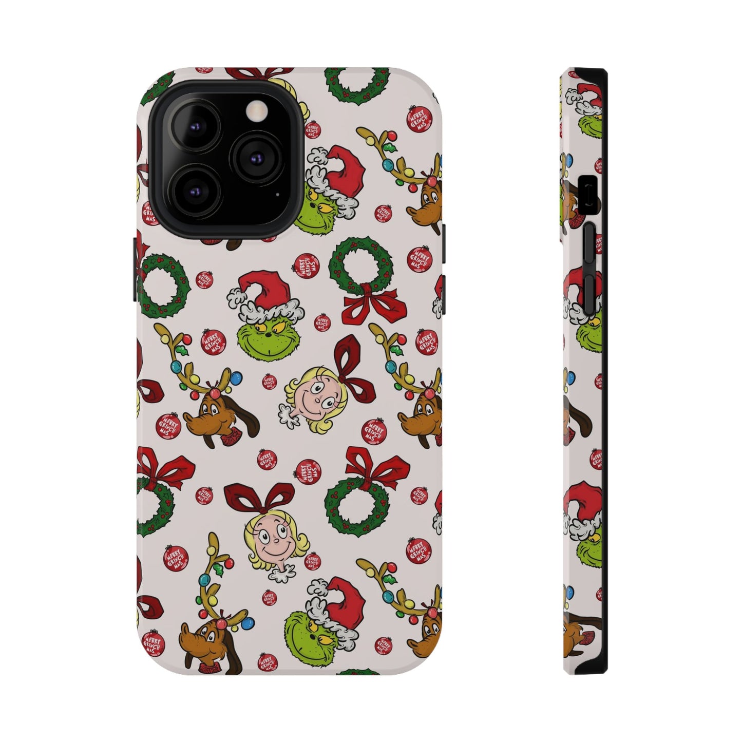 Phone Case (Mean Green Guy with Wreath)