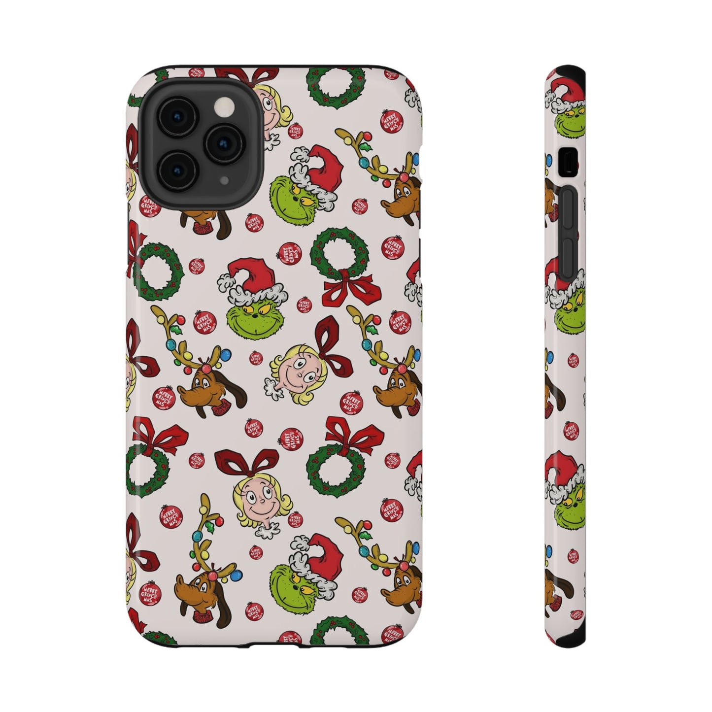 Phone Case (Mean Green Guy with Wreath)