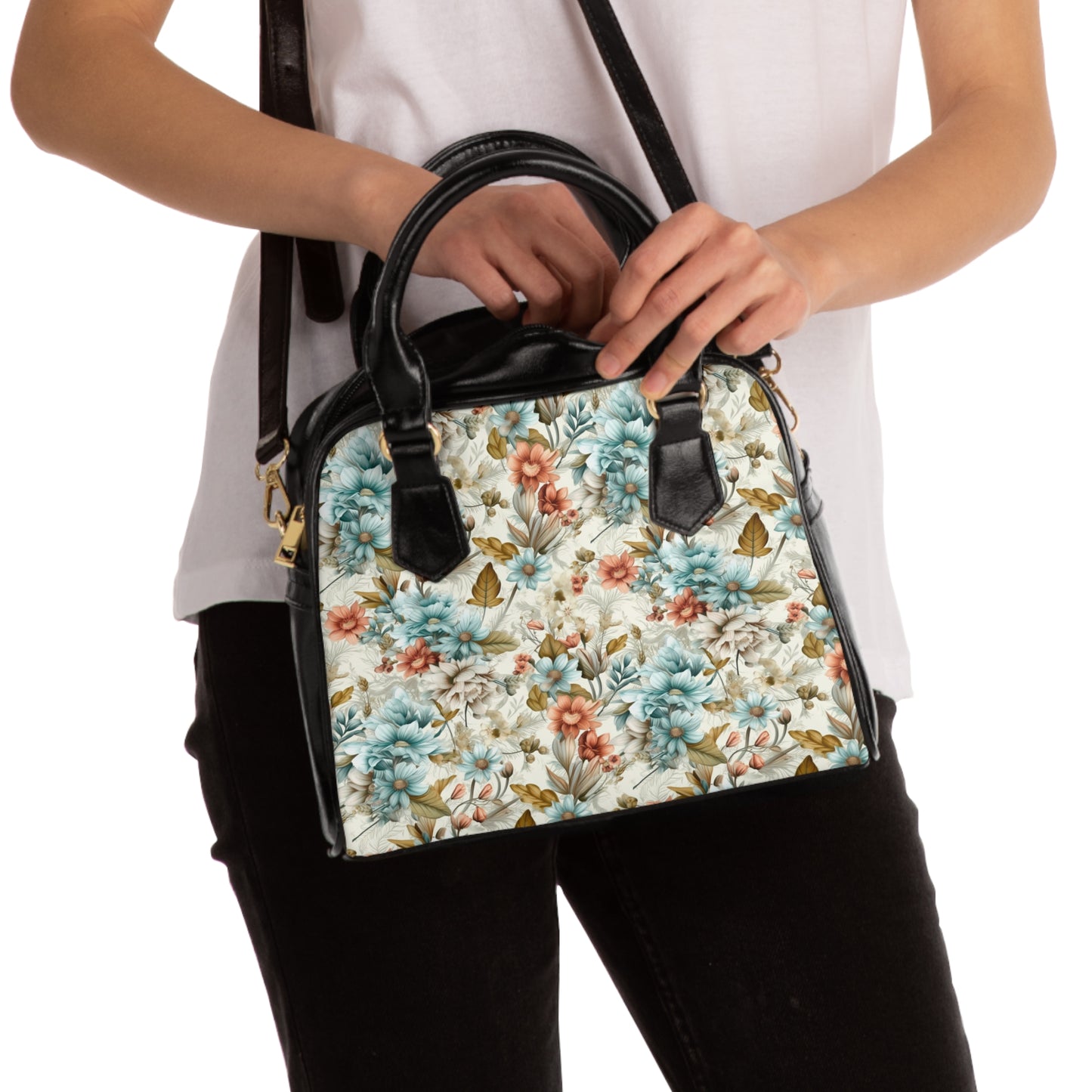 Shoulder Handbag (Autumn Floral)