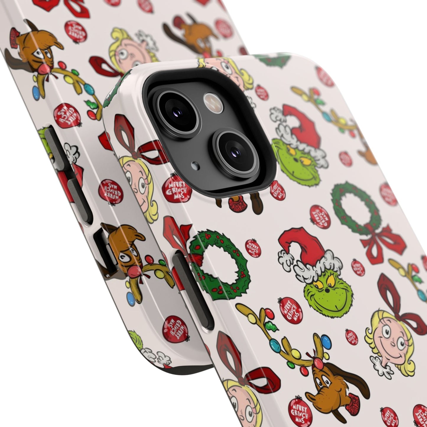 Phone Case (Mean Green Guy with Wreath)