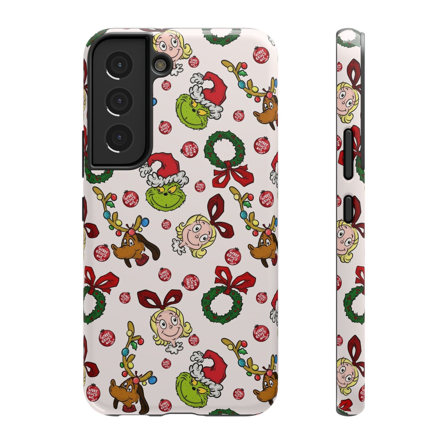 Phone Case (Mean Green Guy with Wreath)