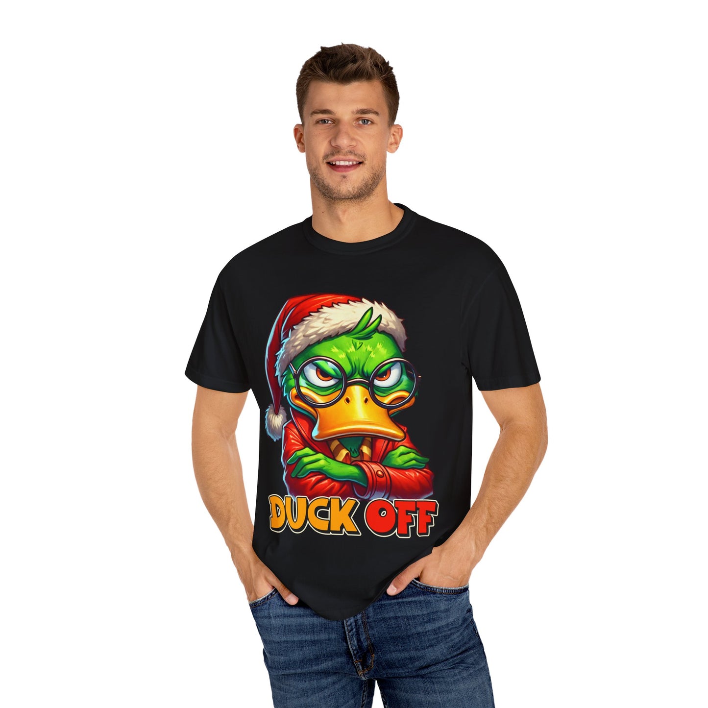 Unisex T-shirt (Duck Off Christmas)