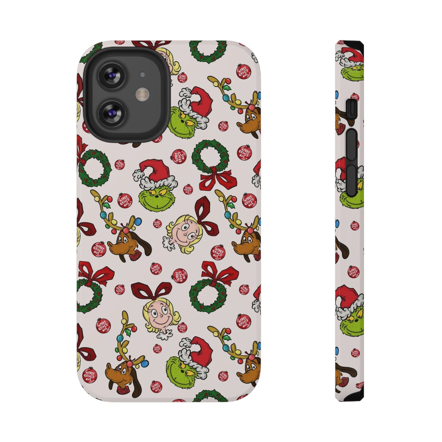 Phone Case (Mean Green Guy with Wreath)