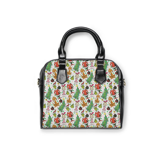 Shoulder Handbag (The Mean Green Guy)