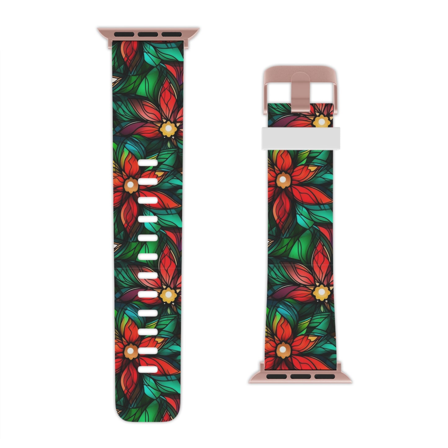 Apple Watch Band (Christmas Floral)