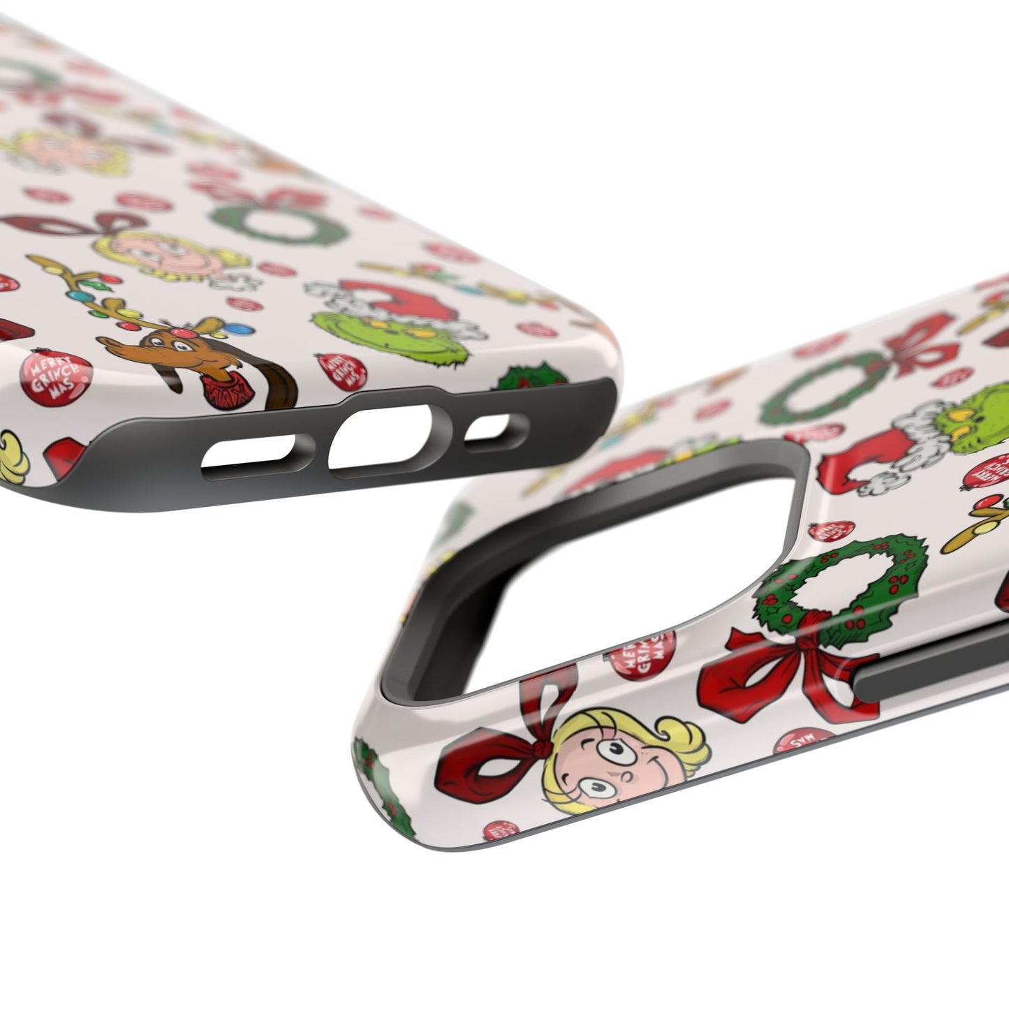 Phone Case (Mean Green Guy with Wreath)