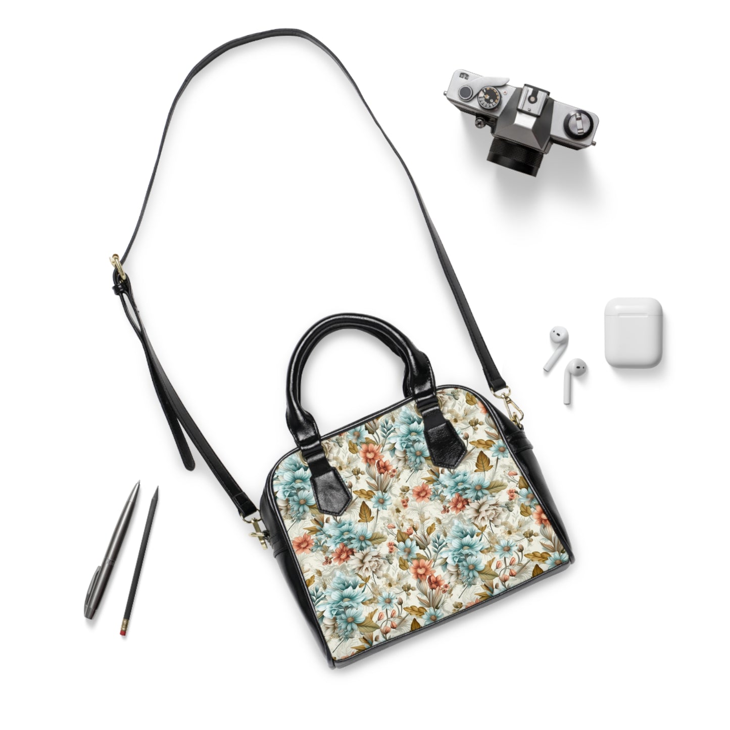 Shoulder Handbag (Autumn Floral)