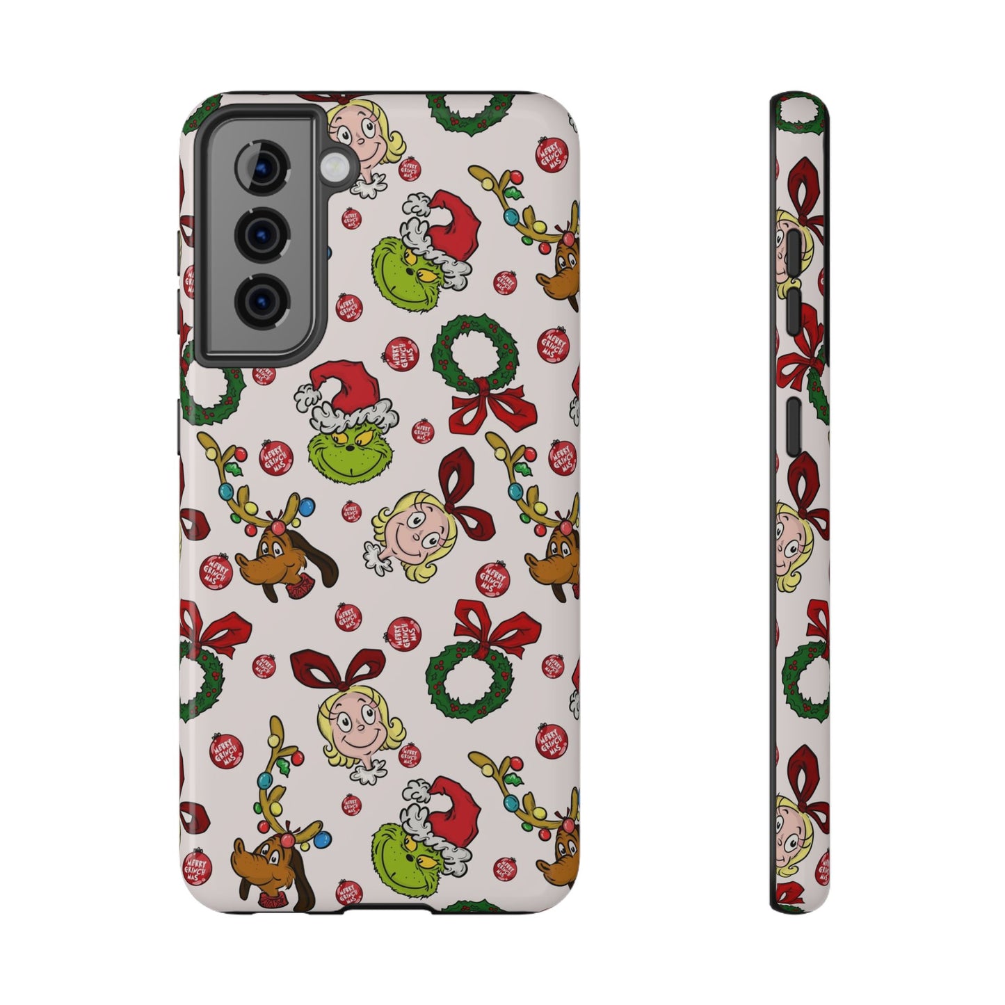 Phone Case (Mean Green Guy with Wreath)