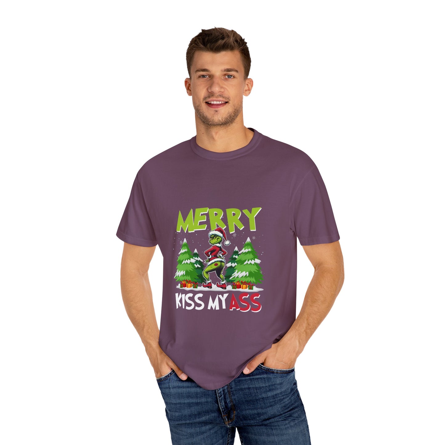 Unisex T-shirt (Merry Kiss My Ass)