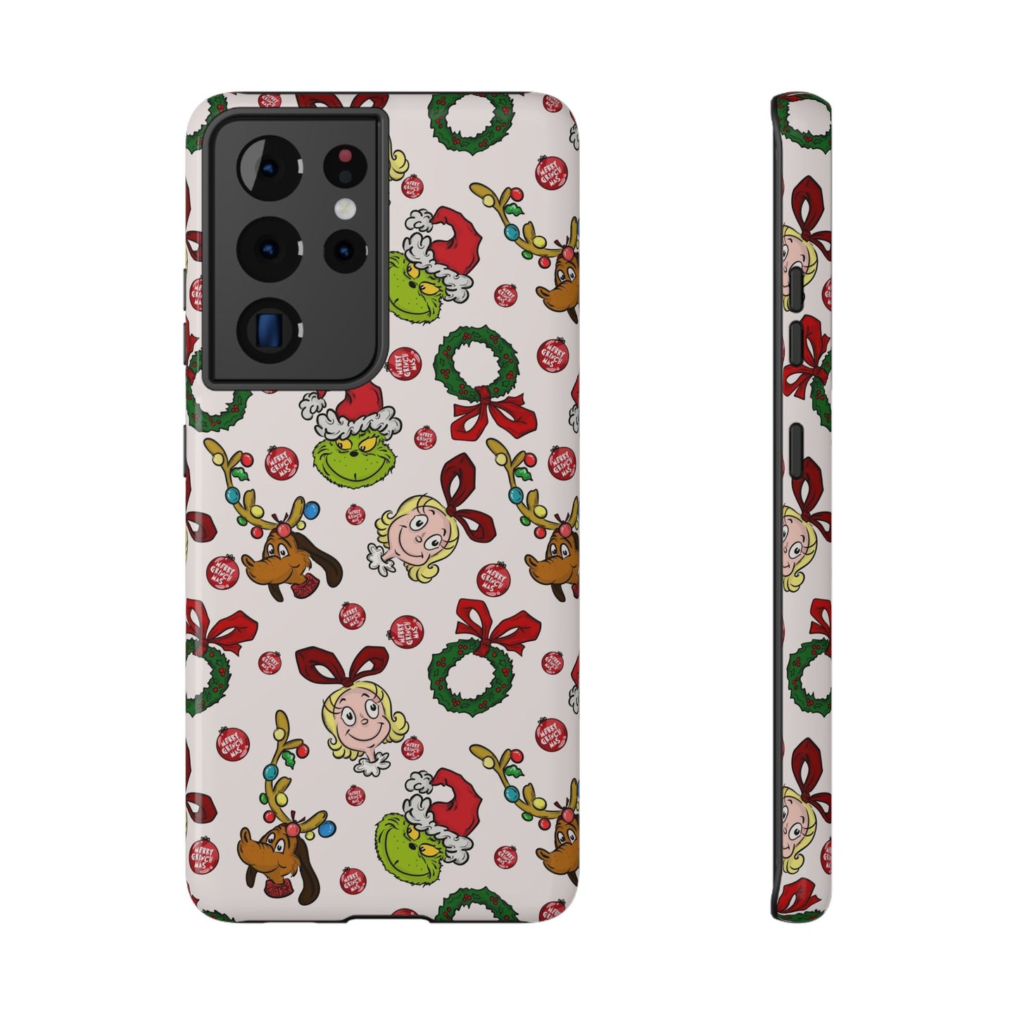 Phone Case (Mean Green Guy with Wreath)