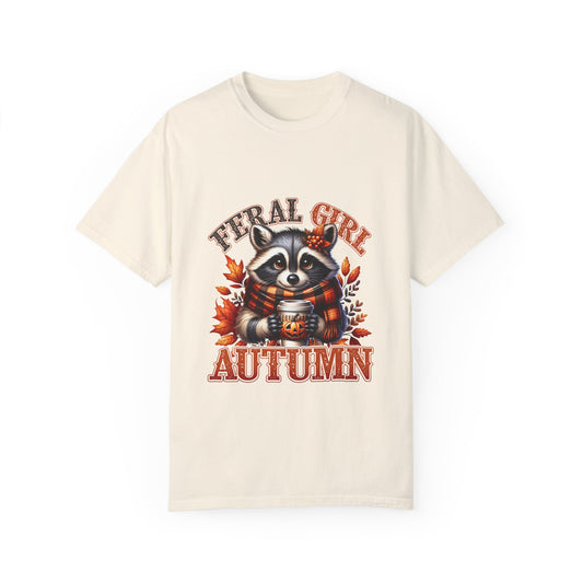 Unisex T-shirt (Feral Girl Autumn)