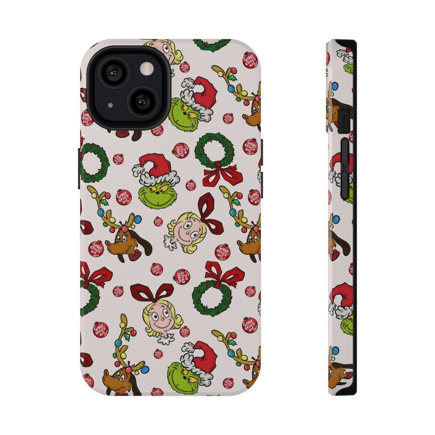 Phone Case (Mean Green Guy with Wreath)