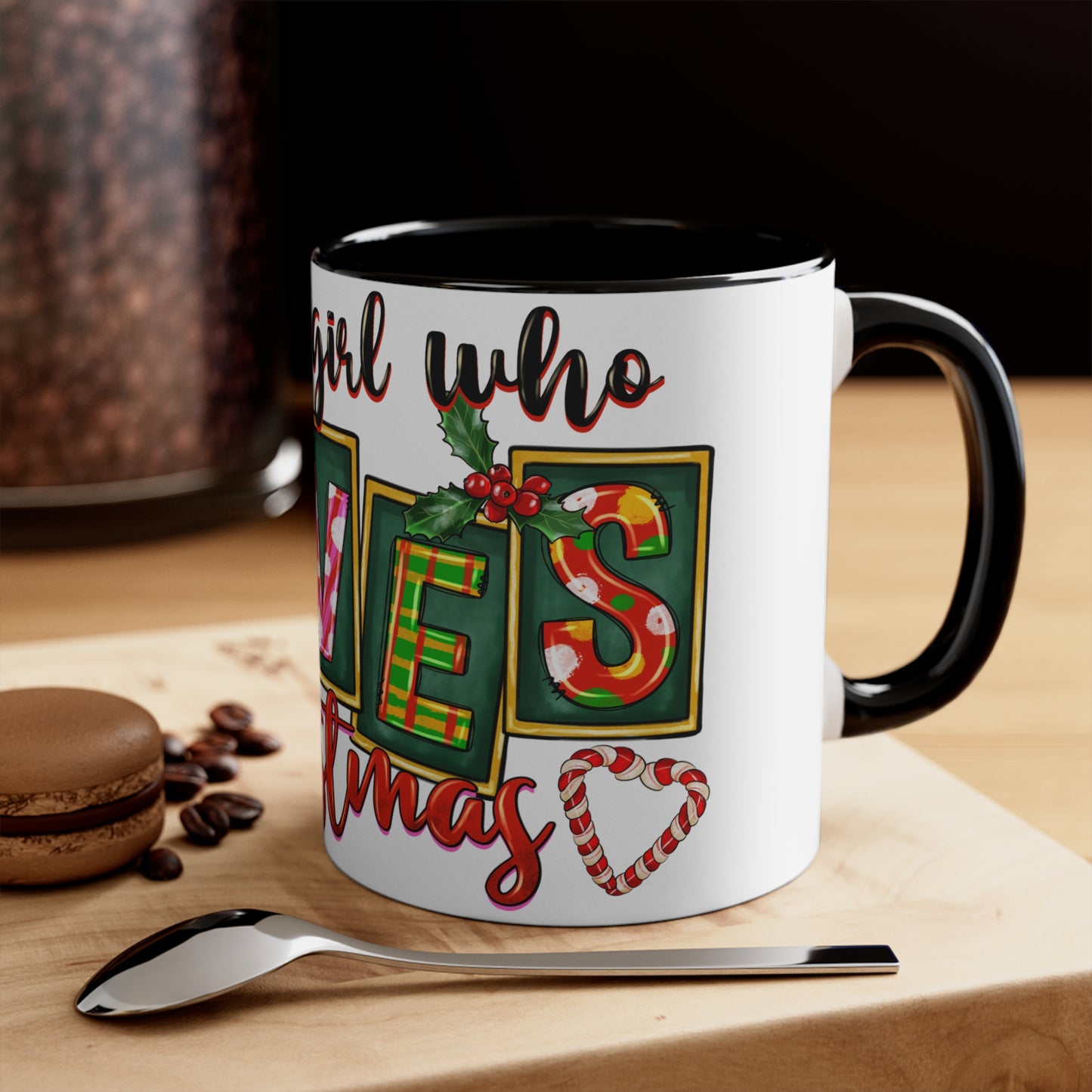 Accent Mug (Just a Girl Who Loves Christmas)