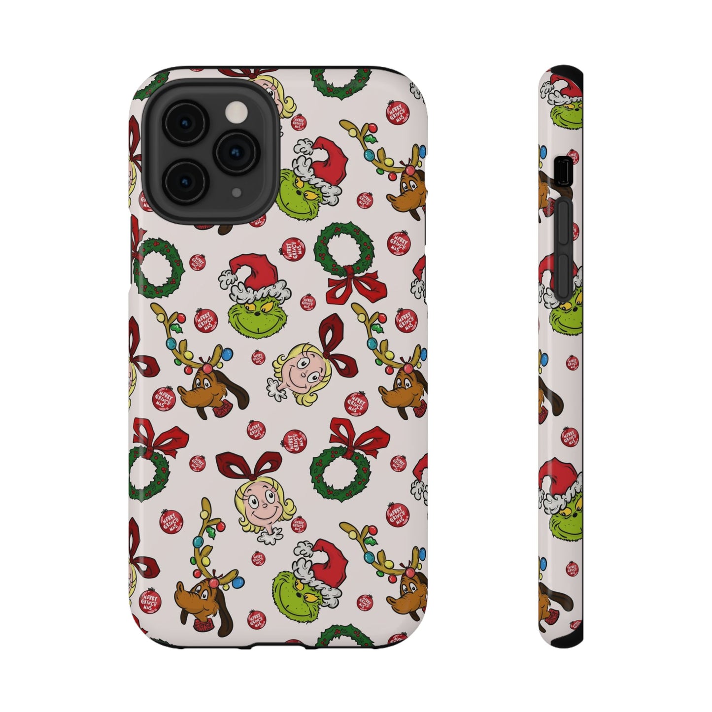 Phone Case (Mean Green Guy with Wreath)