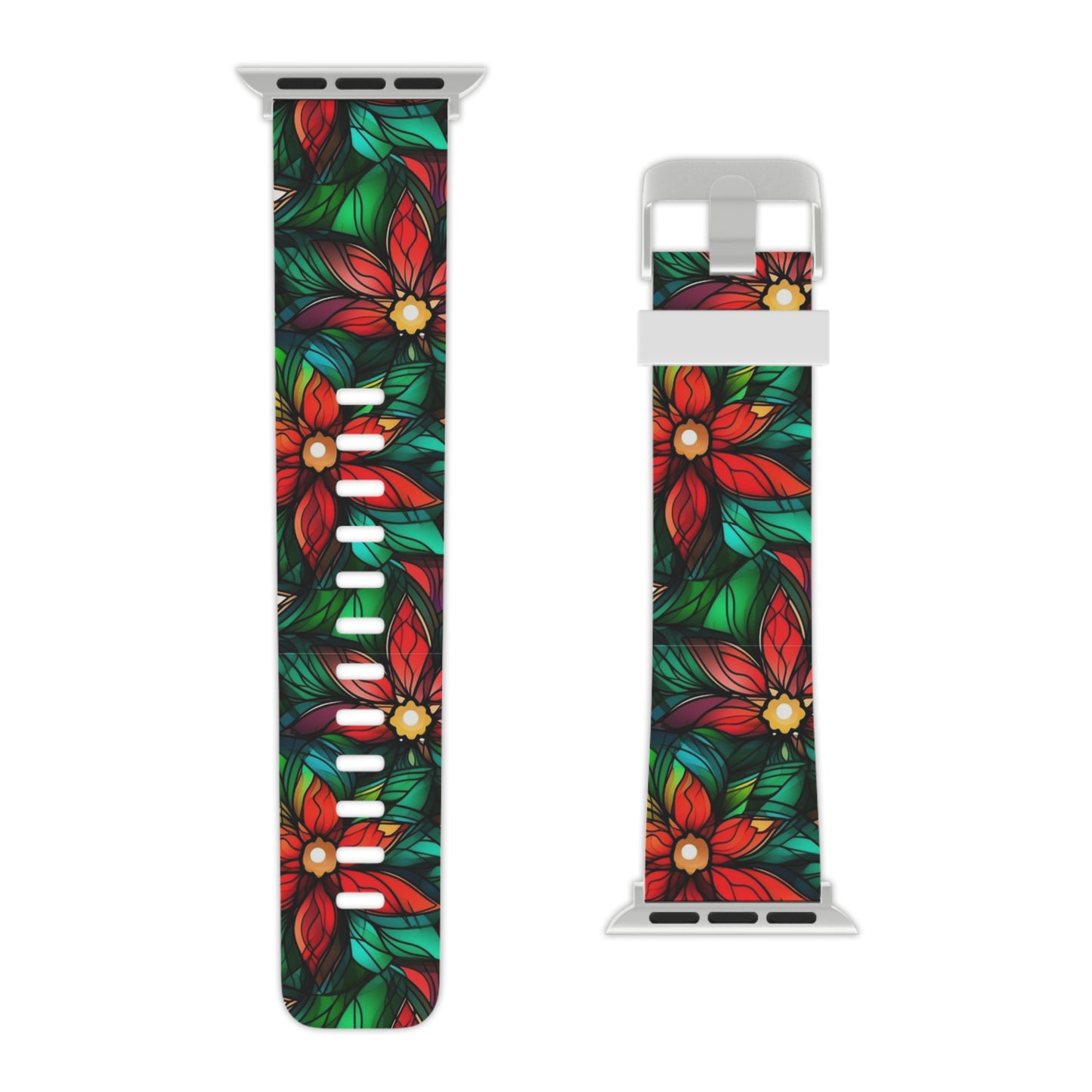 Apple Watch Band (Christmas Floral)