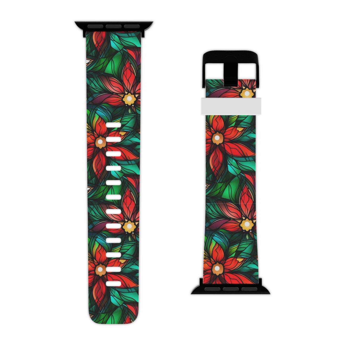 Apple Watch Band (Christmas Floral)