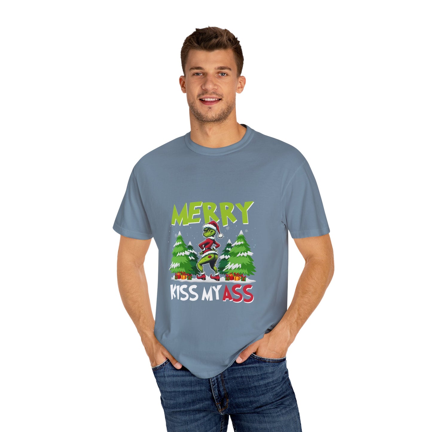 Unisex T-shirt (Merry Kiss My Ass)