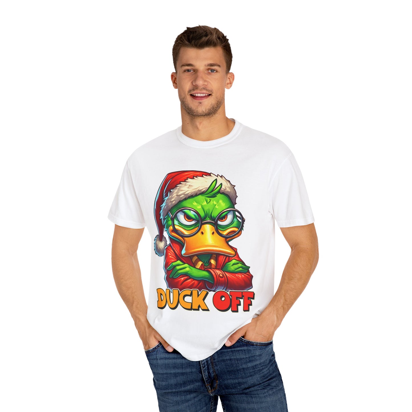 Unisex T-shirt (Duck Off Christmas)