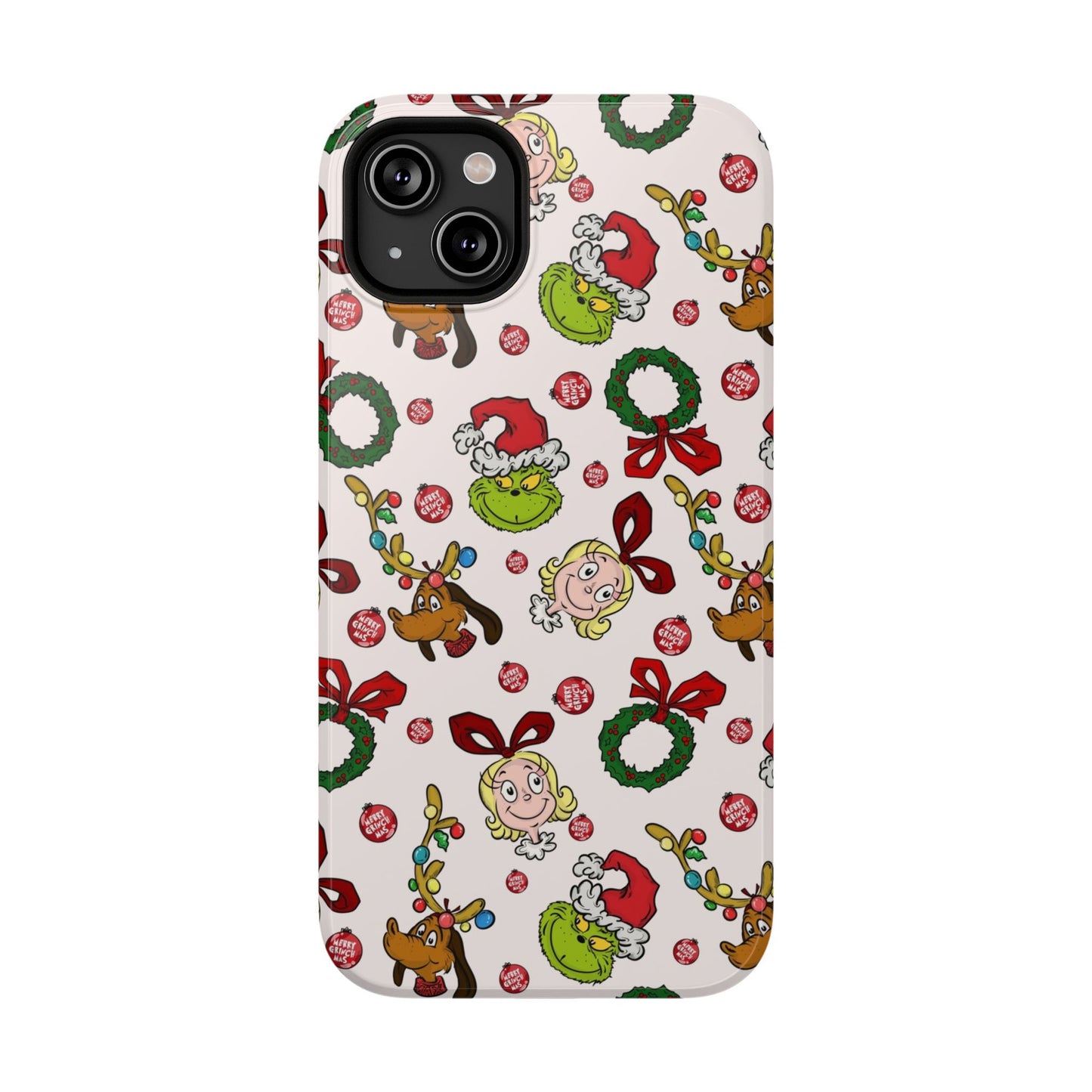 Phone Case (Mean Green Guy with Wreath)