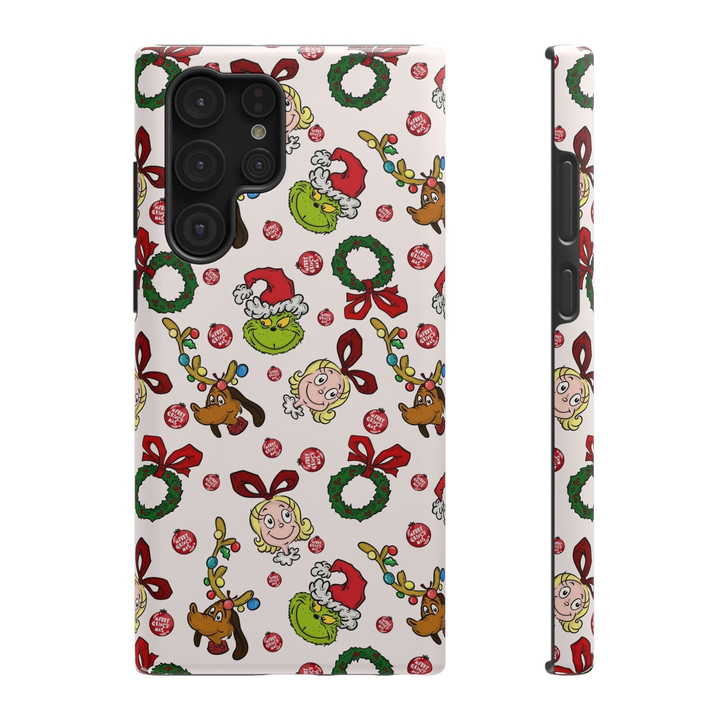 Phone Case (Mean Green Guy with Wreath)