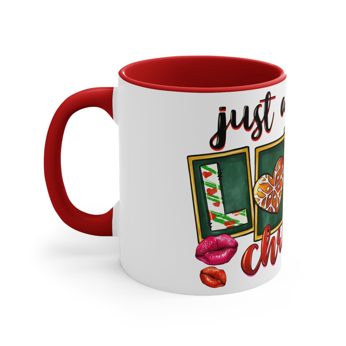 Accent Mug (Just a Girl Who Loves Christmas)