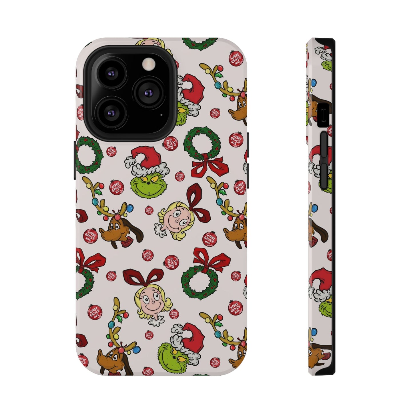 Phone Case (Mean Green Guy with Wreath)