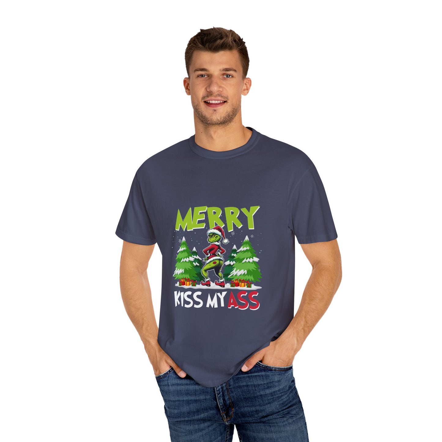 Unisex T-shirt (Merry Kiss My Ass)