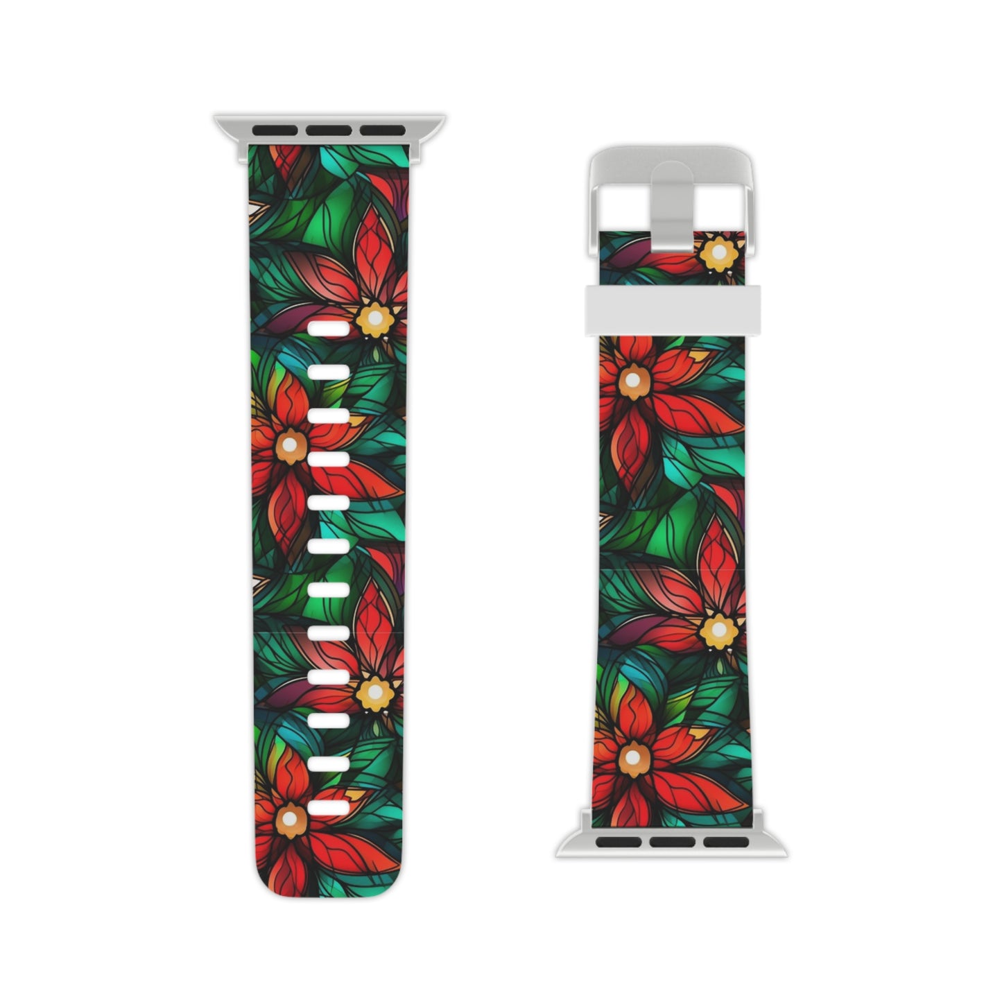 Apple Watch Band (Christmas Floral)