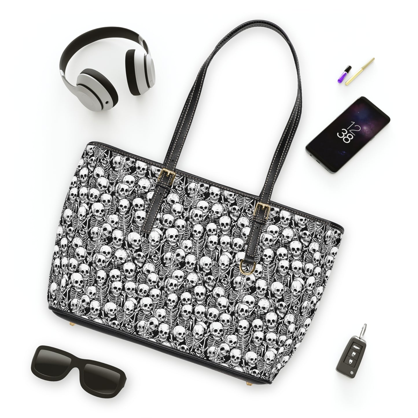 Shoulder Bag (Skulls)